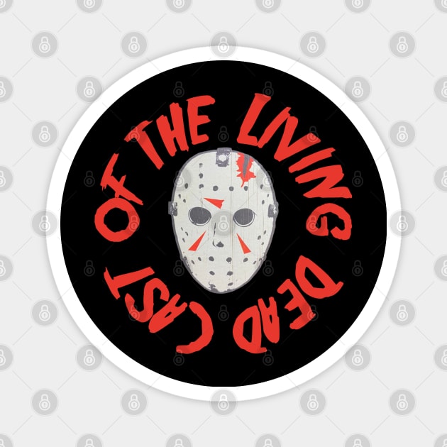 Hockey Mask Magnet by Cast of the Living Dead 